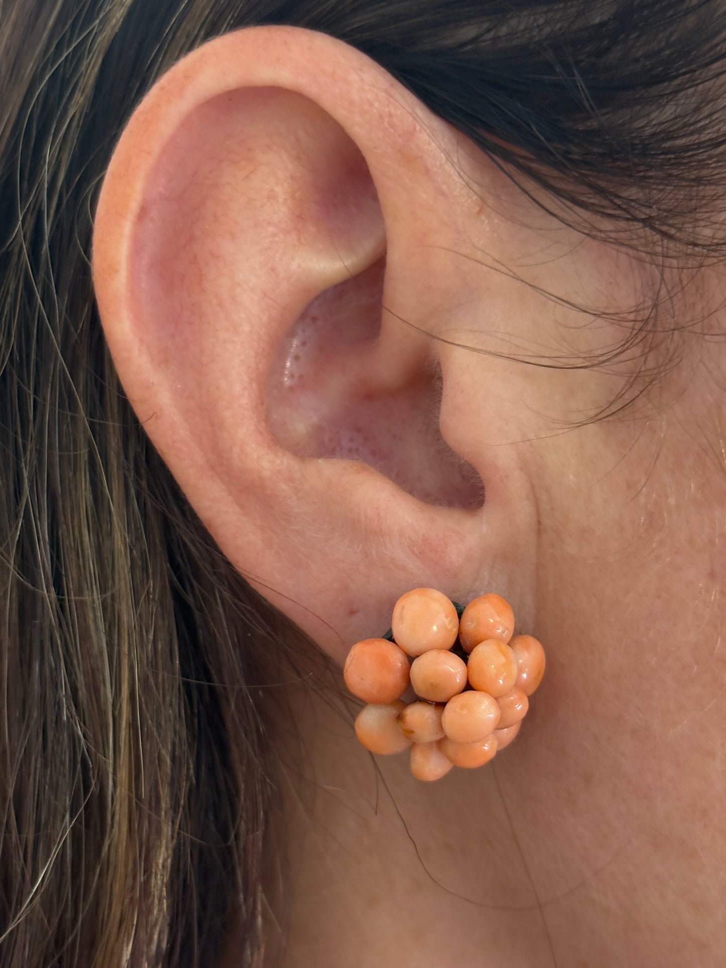 Orecchini in Corallo Antico