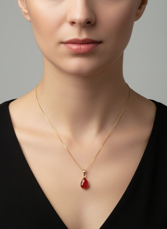 Pendente in Corallo "Goccia"