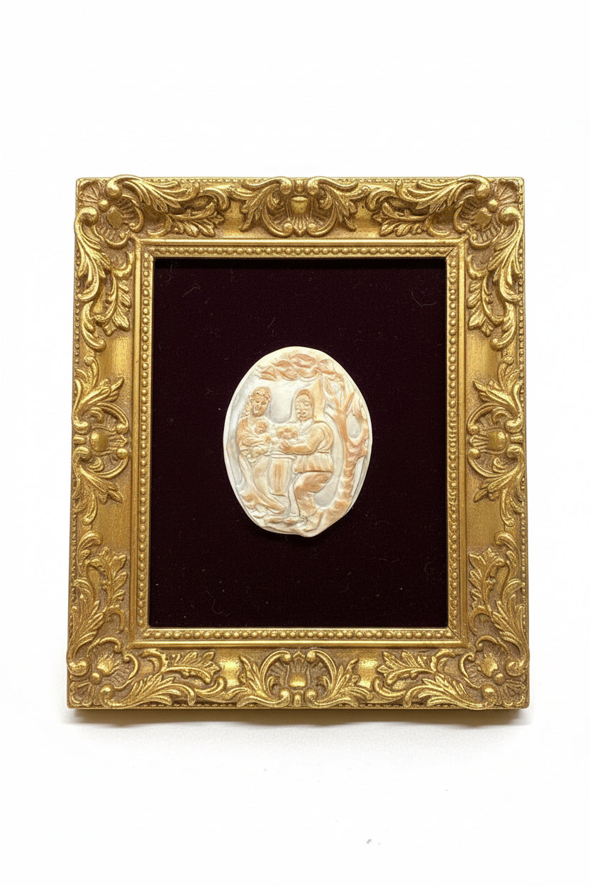 Cammeo Nudo Antico incisione Scena Mitologica
