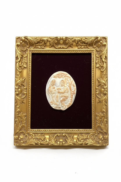 Cammeo Nudo Antico incisione Scena Mitologica