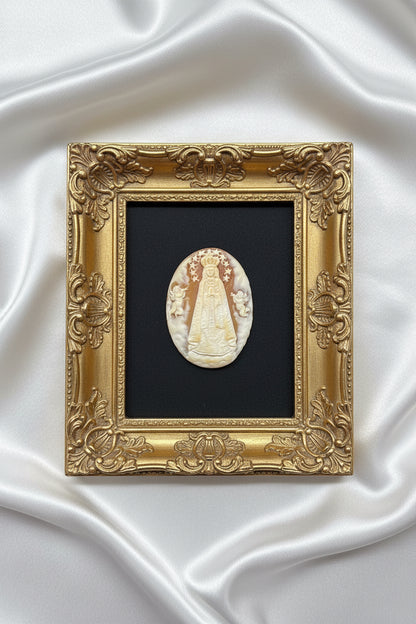 Cammeo Nudo Antico incisione Madonna