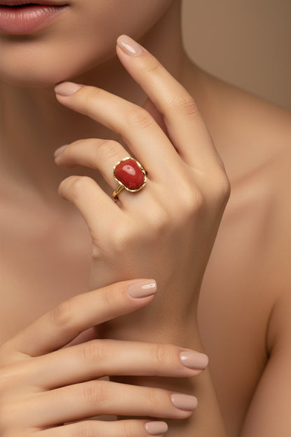 Anello in Corallo