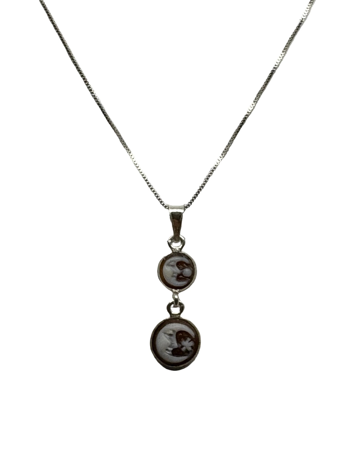 Pendente in Cammeo incisione "Luna"