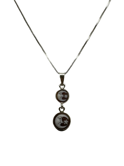 Pendente in Cammeo incisione "Luna"