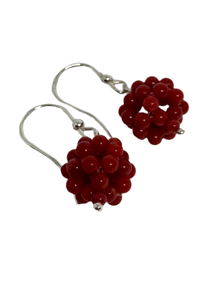 Orecchini in Corallo Bambù