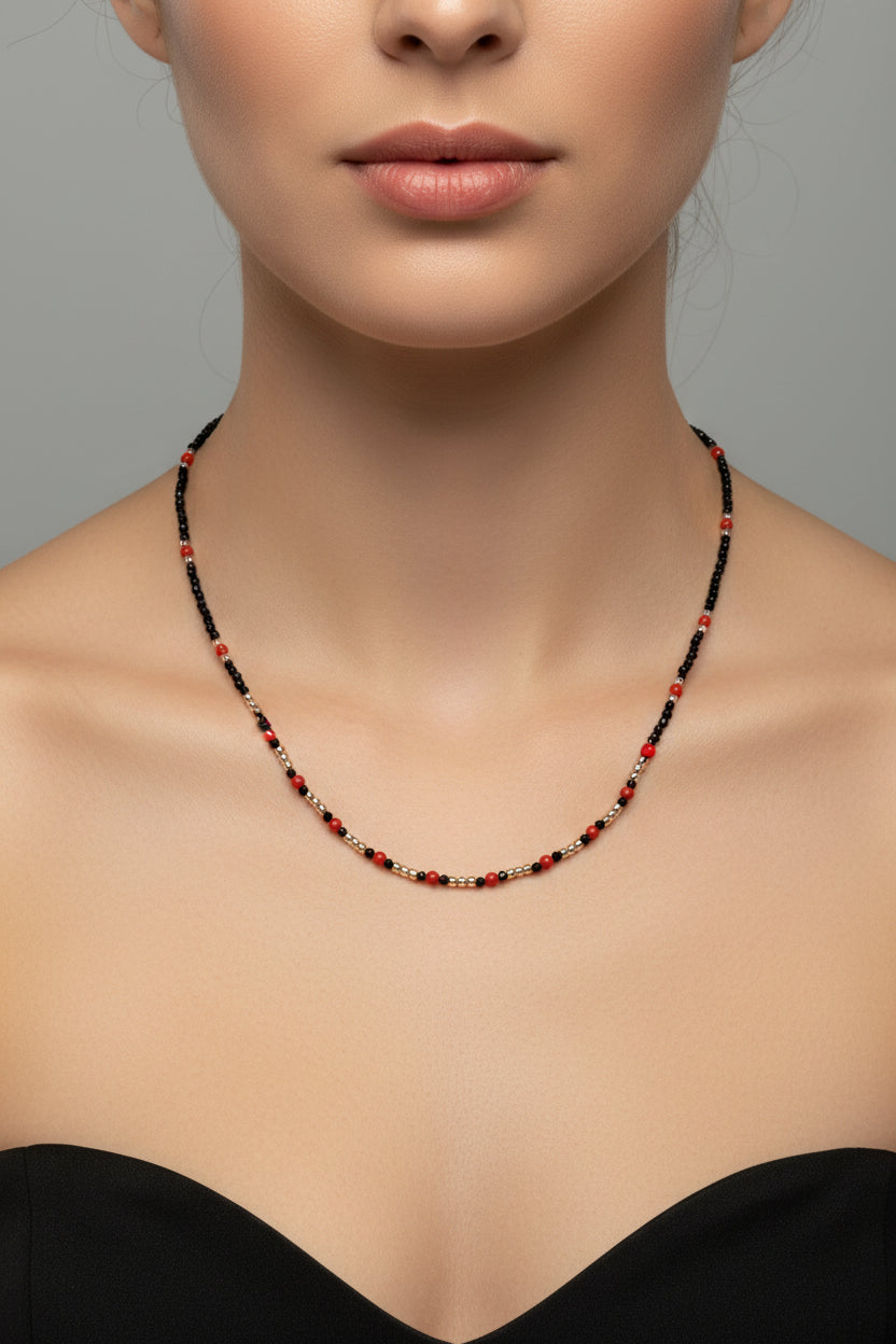 Collana in Corallo e Agata