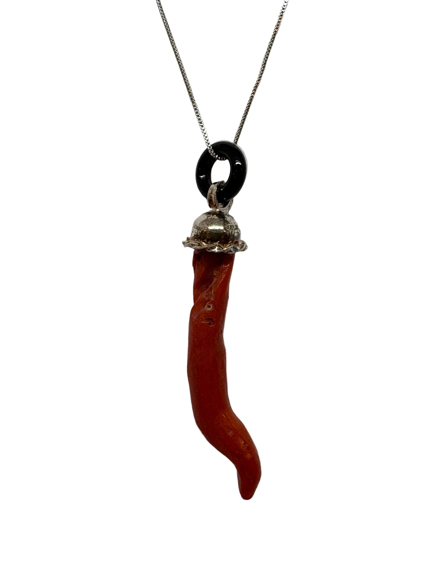 Pendente in Corallo "Corno"