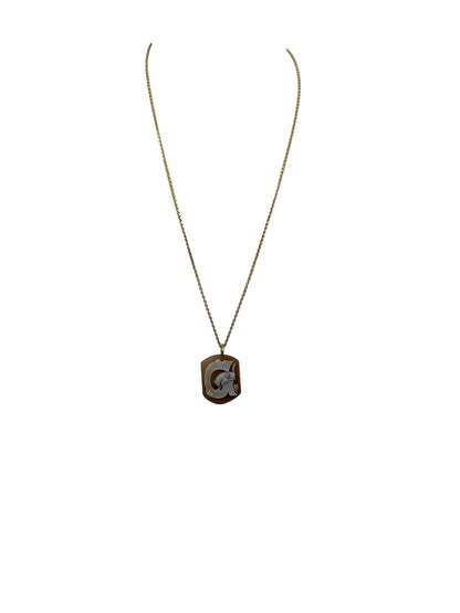 Pendente in Cammeo incisione "Lettera G"