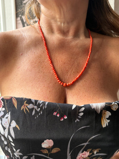 Collana in Corallo Antico 'Cerasuolo'