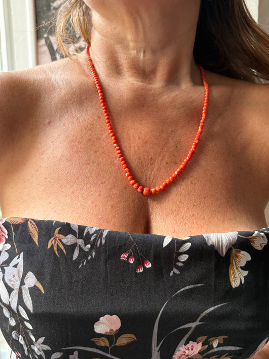 Collana in Corallo Antico 'Cerasuolo'