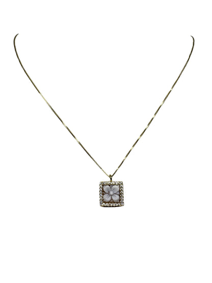 Collana in Cammeo incisione "Fiore"