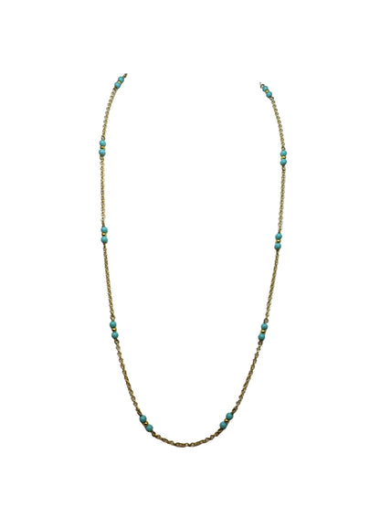 Collana in Argento e Pasta di Turchese