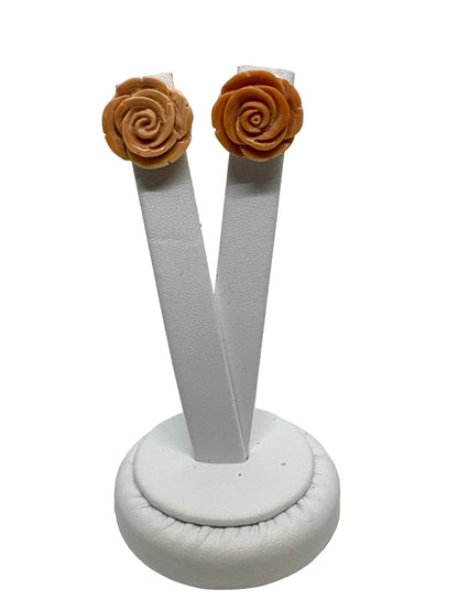 Orecchini incisi su Conchiglia "Rose"