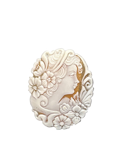 Cammeo Nudo incisione Donna con Fascia