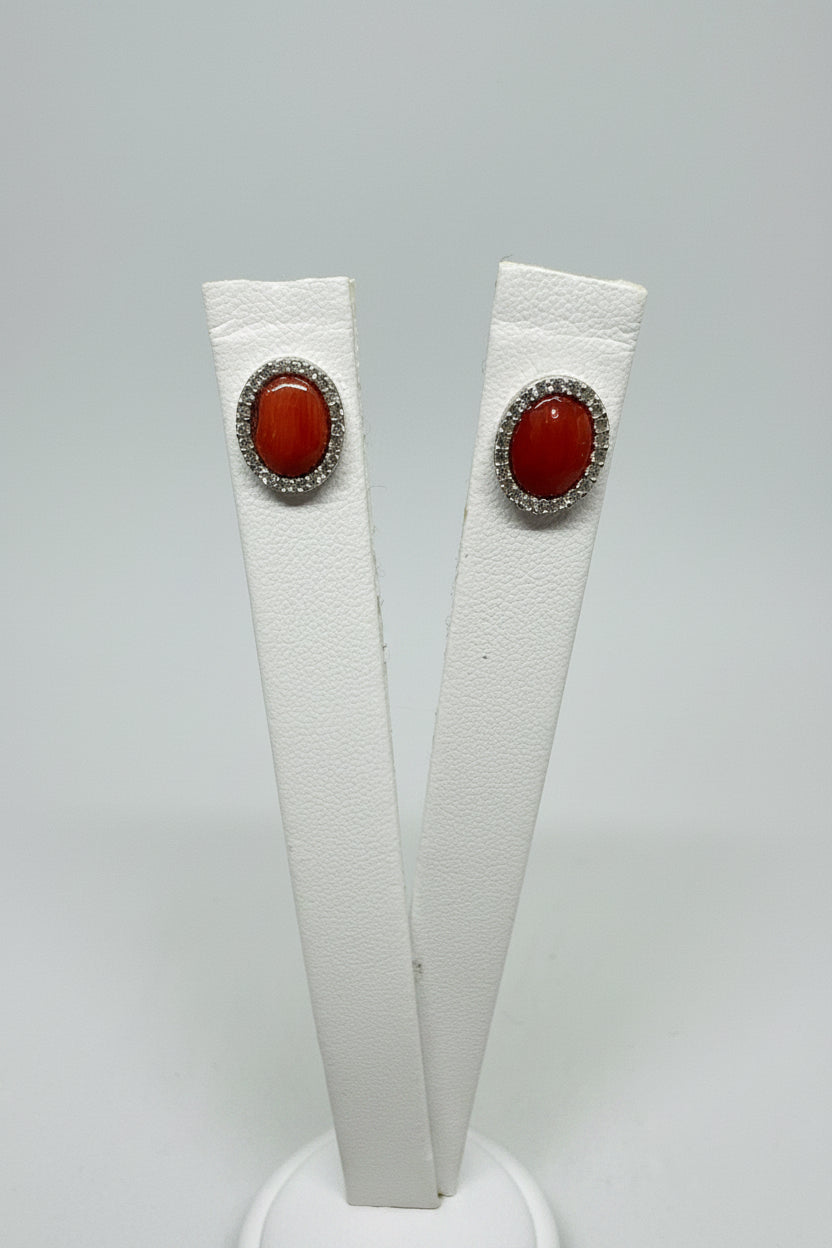 Orecchini in Corallo