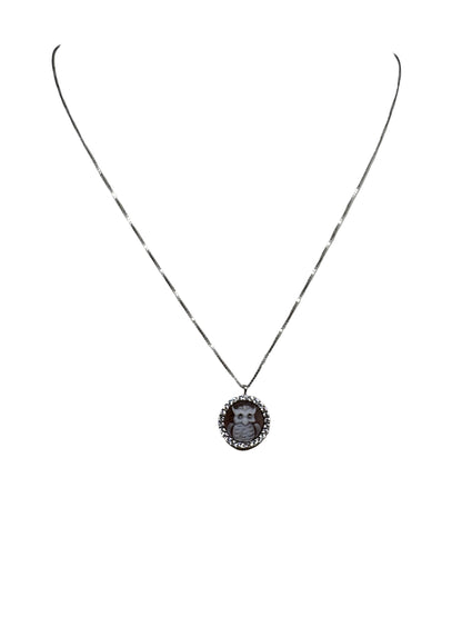 Collana in Cammeo incisione "Gufo"