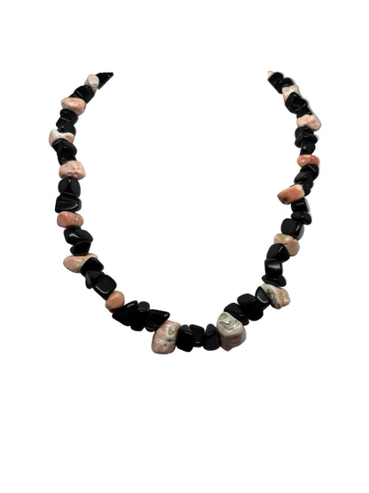 Collana in Corallo Rosa e Corallo Nero