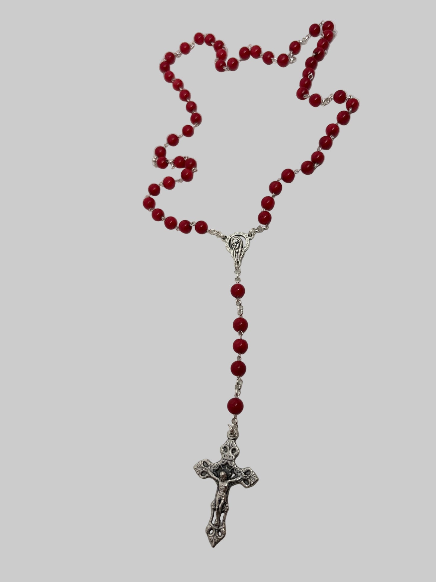 Rosario in corallo Bambù