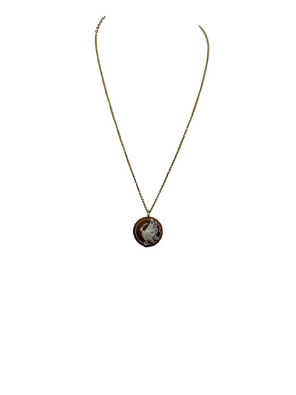 Collana in Cammeo incisione "Farfalla"