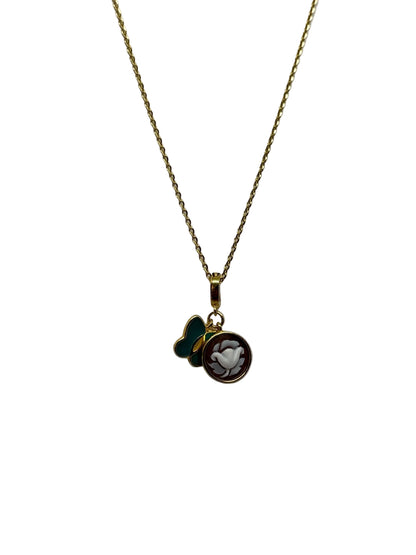 Pendente in Cammeo incisione "Fiore "