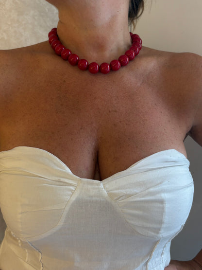 Collana in Corallo Bambù