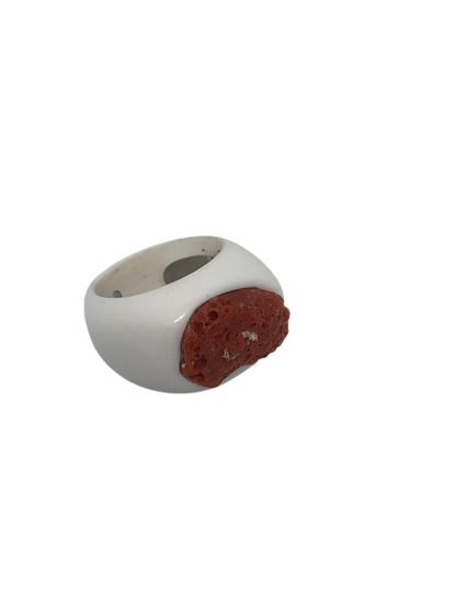 Anello In Corallo Naturale