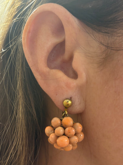 Orecchini in Corallo Antico