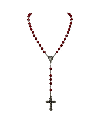 Rosario in corallo Bambù