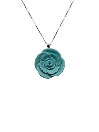 Pendente in Pasta di Turchese "Rosa"
