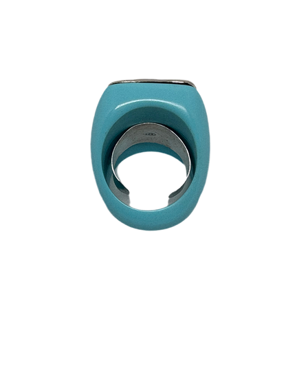 Anello in Cammeo Artistico e Pasta di Turchese