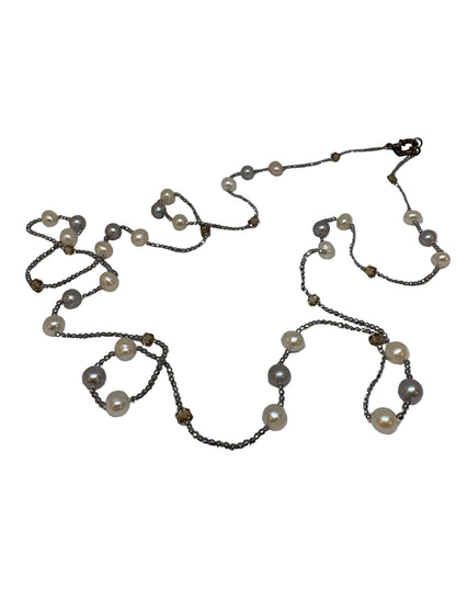 Collana Di Perle e Pietre Preziose