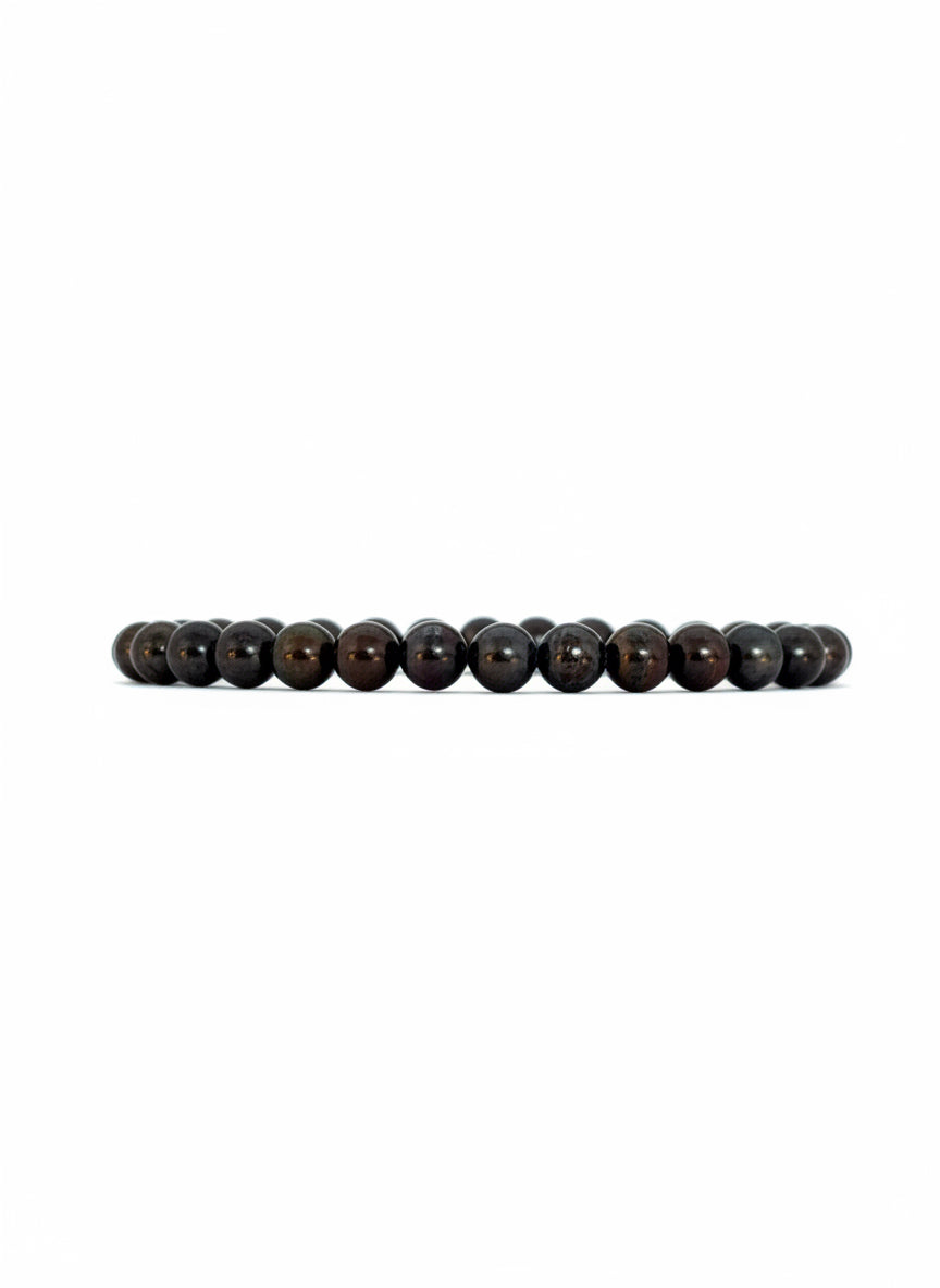 Bracciale Elastico di Perle Nere