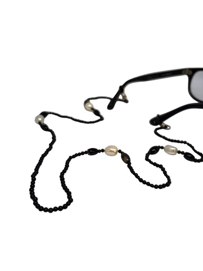 Catenina per Occhiali di Perle e Agata