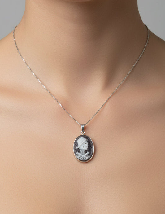Pendente in Cammeo " Teschio"