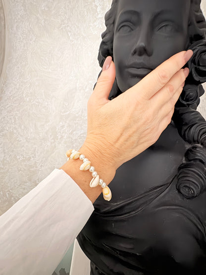 Bracciale di Perle e Conchiglia