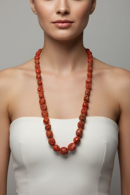 Collana in Corallo Grezzo