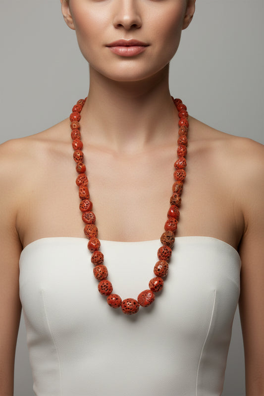 Collana in Corallo Grezzo