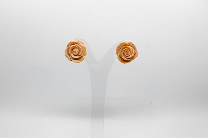 Orecchini incisi su Conchiglia "Rose"