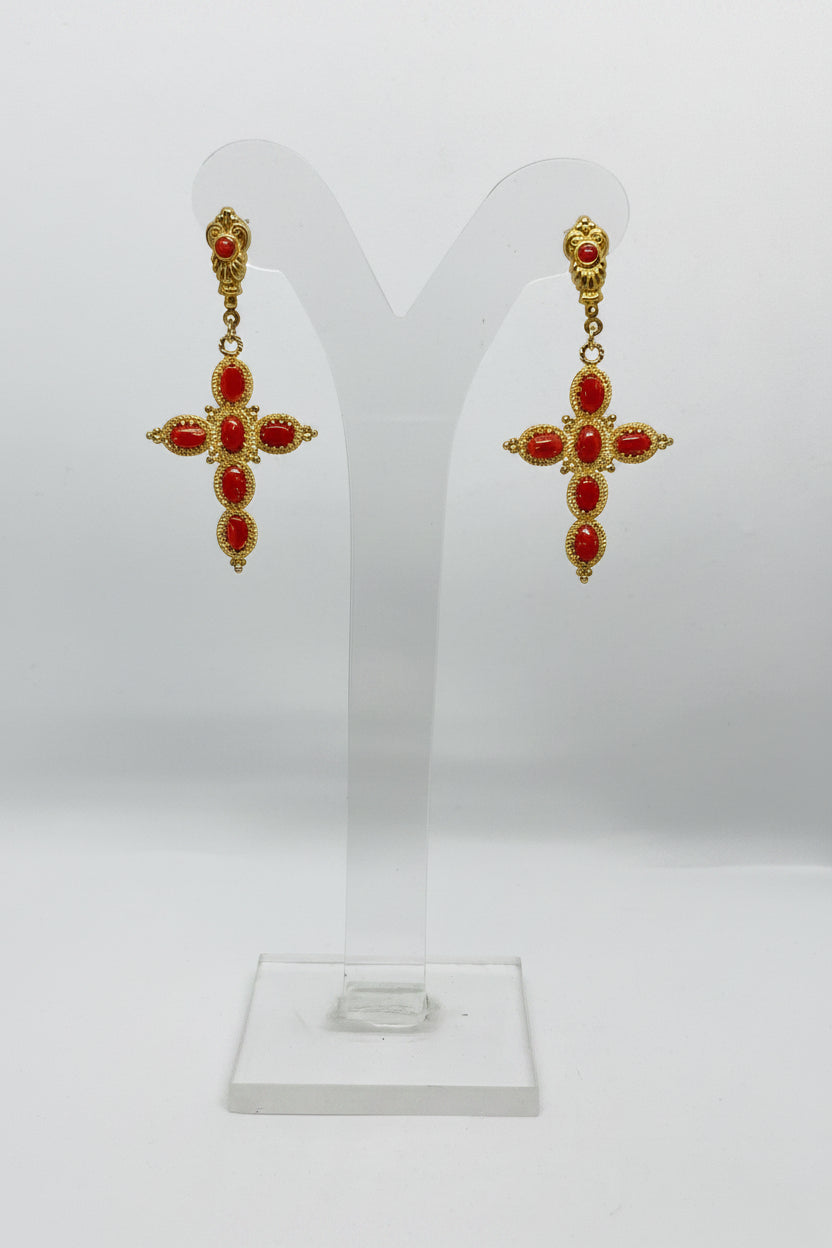 Orecchini in Corallo
