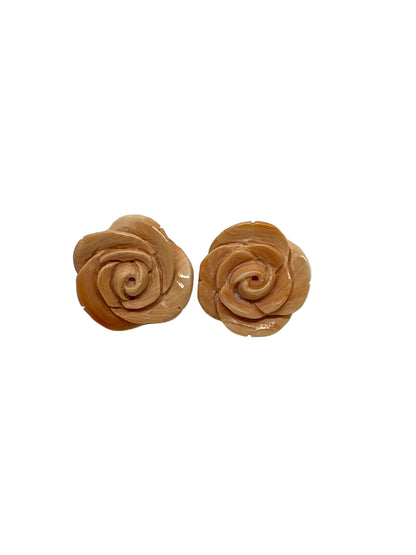 Orecchini incisi su Conchiglia "Rose"