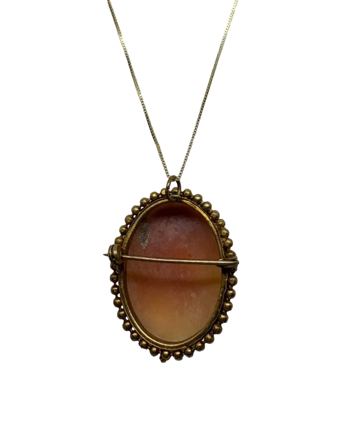 Spilla Pendente in Cammeo incisione "Profilo di Donna"