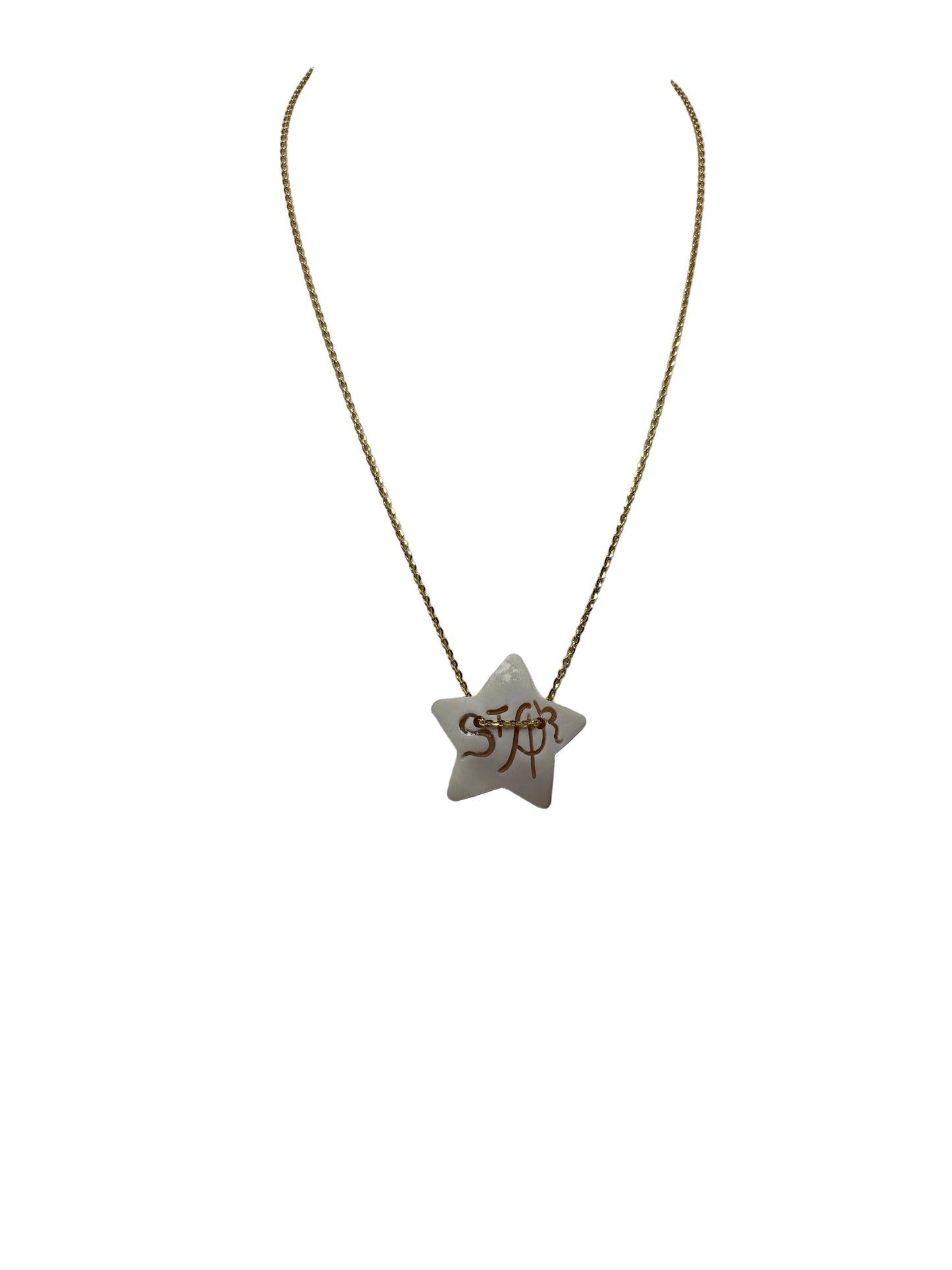 Collana in Cammeo incisione "Stella Star"