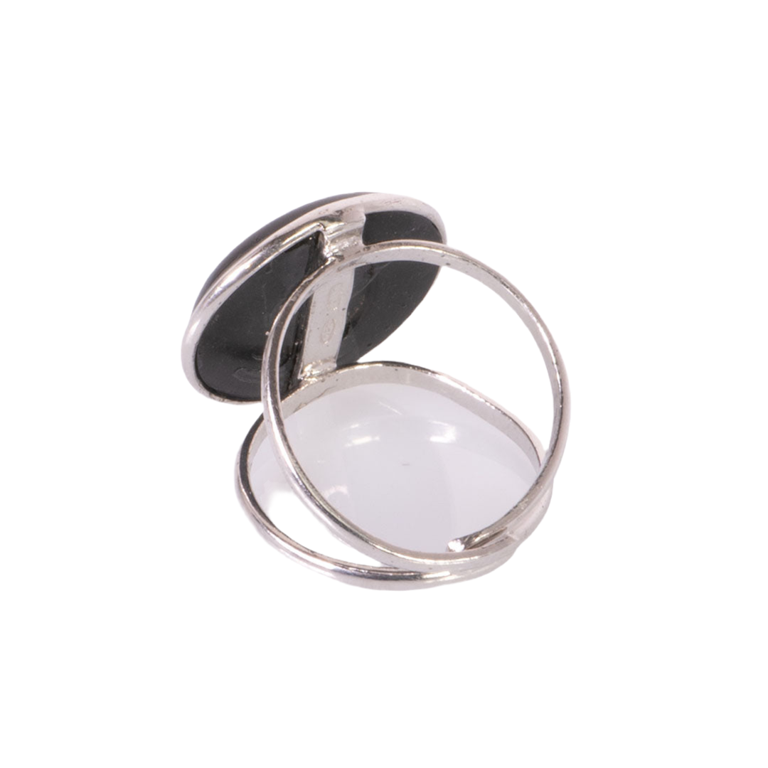 Anello Agata e Swarovsky Rosso