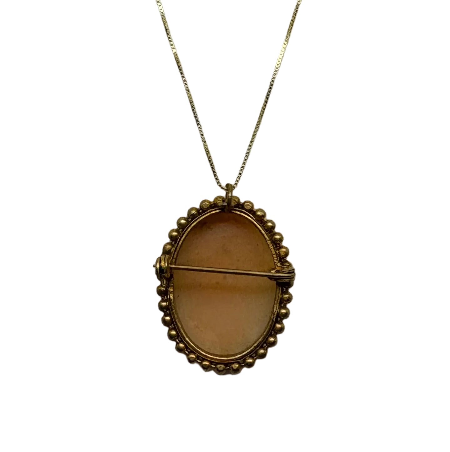 Spilla Pendente in Cammeo incisione "Profilo di Donna"