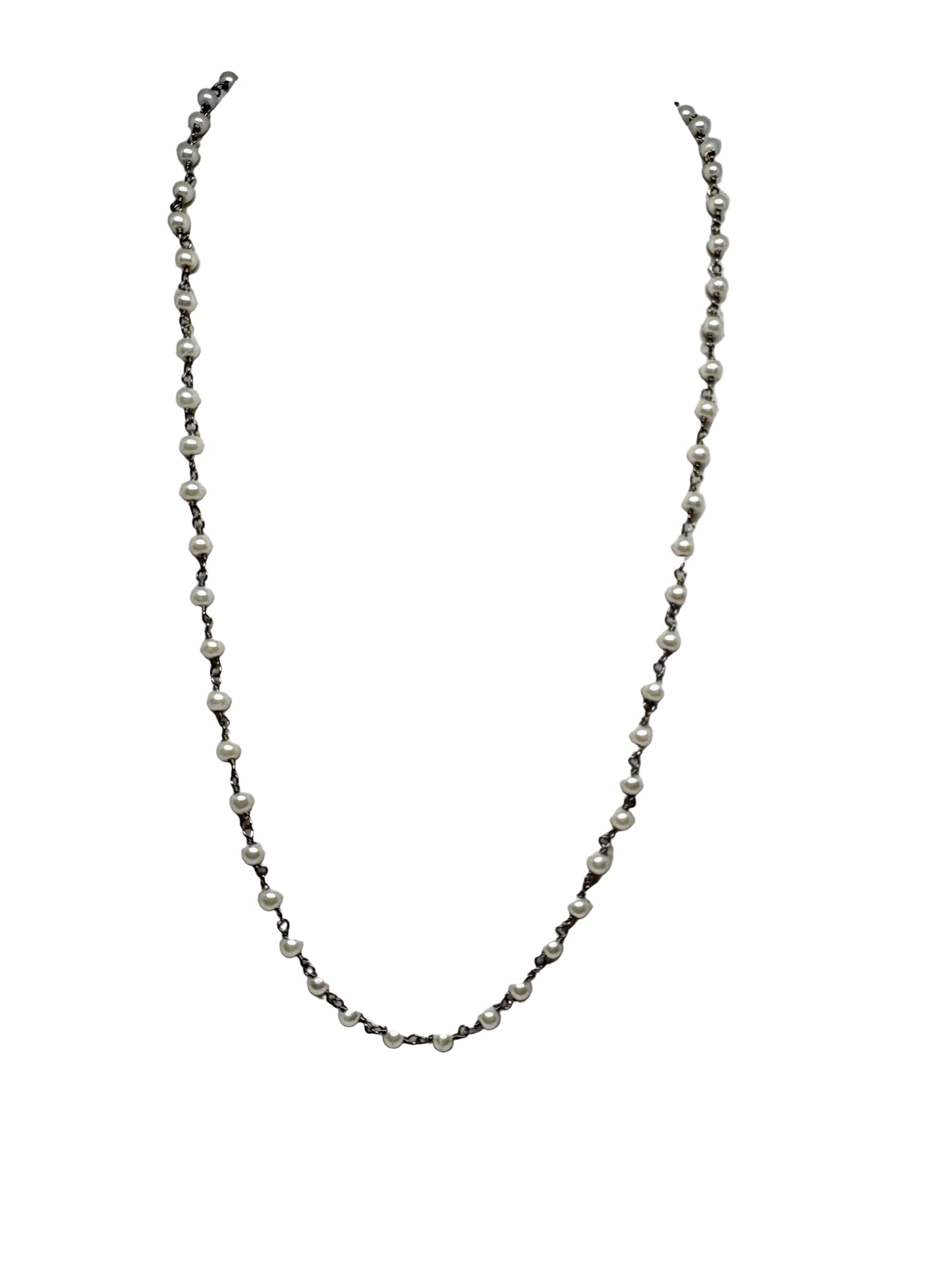 Collana in Perline e Argento