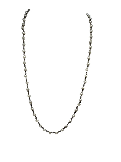 Collana in Perline e Argento