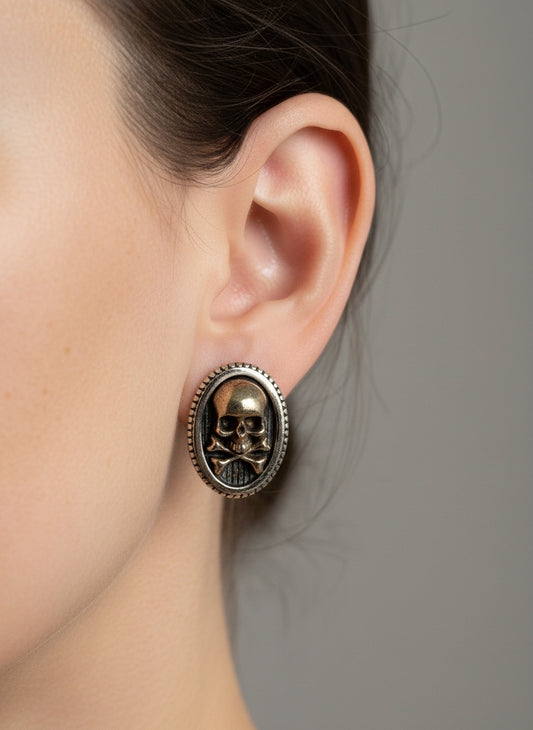 Orecchini in Argento "Teschio"