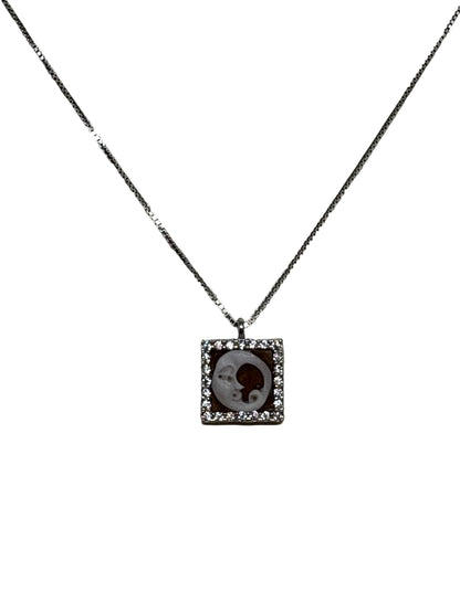 Collana in Cammeo incisione "Luna"