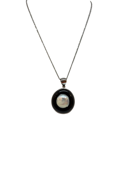 Pendente in Agata e Perla