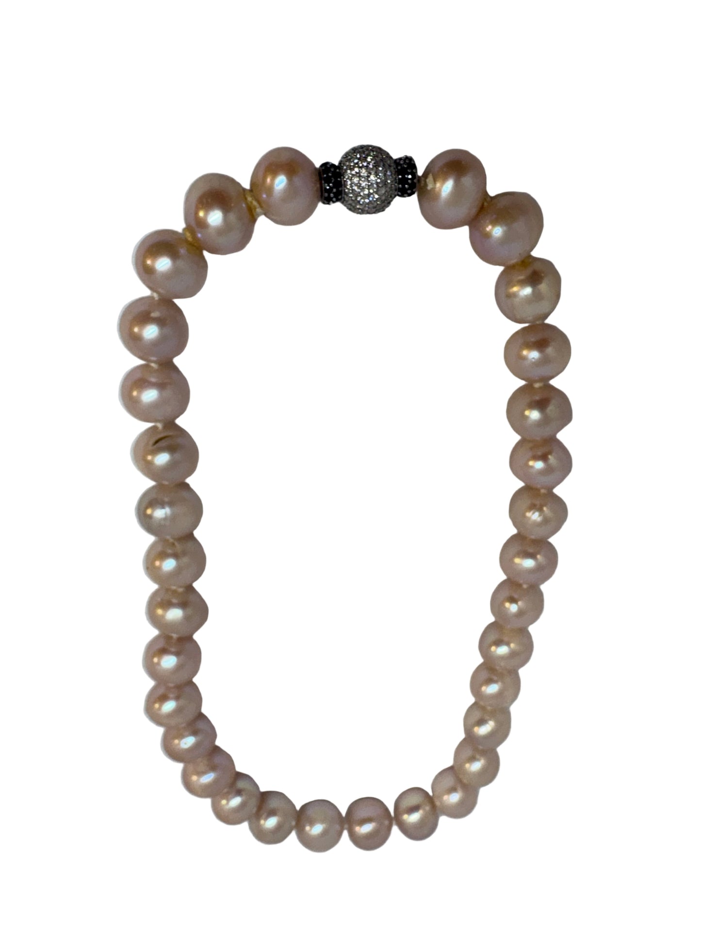 Collana di Perle Rosa